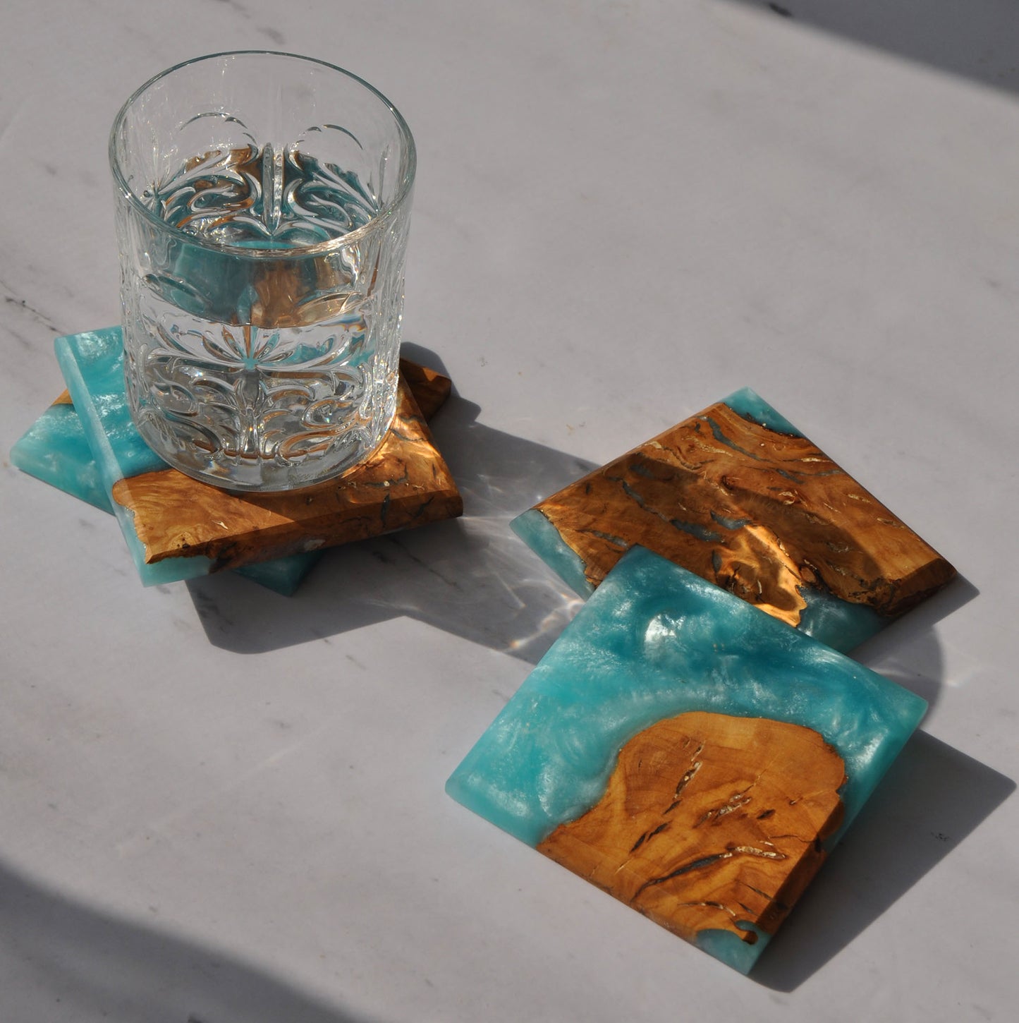 Coaster Wood and Resin